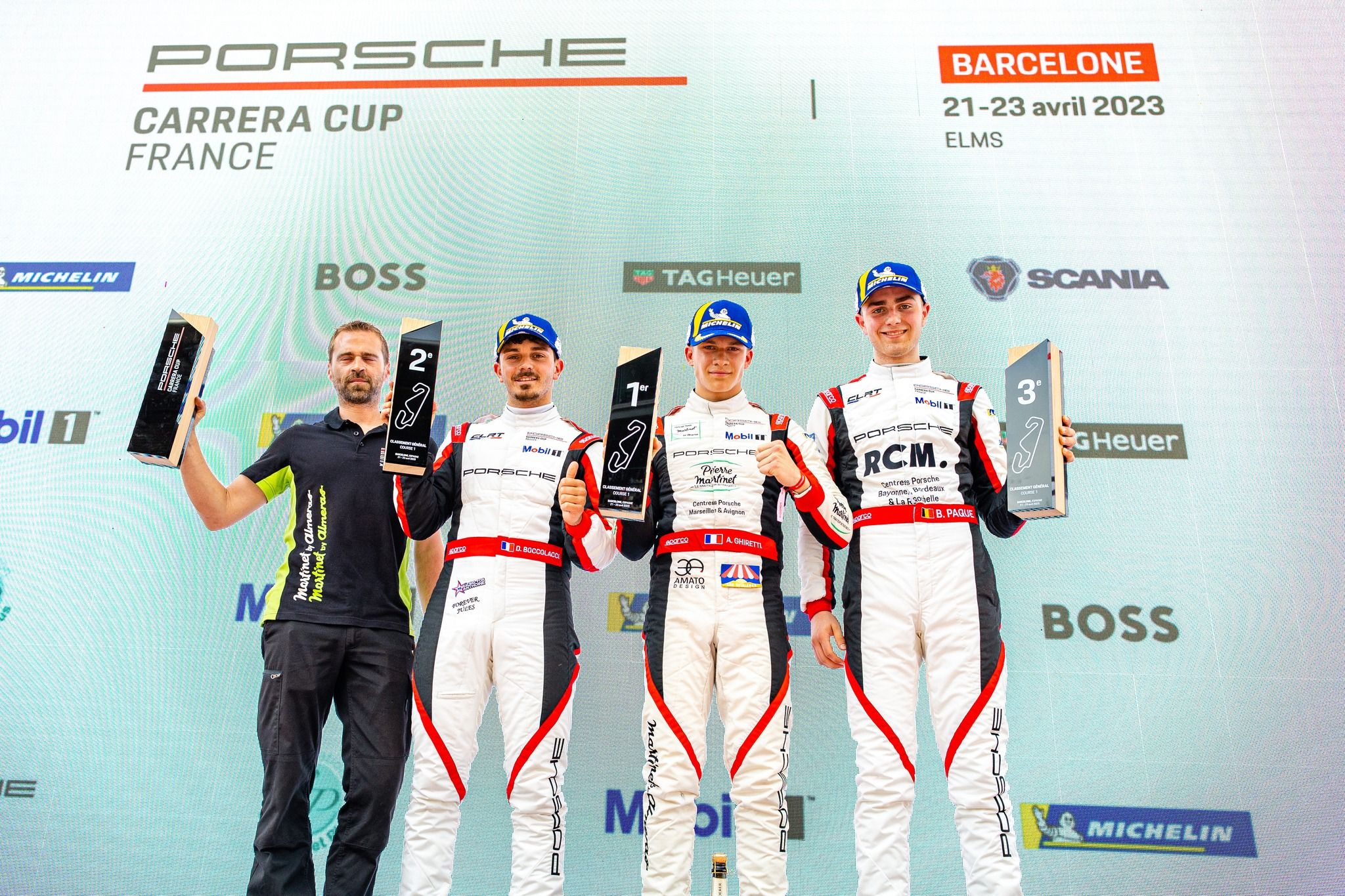 Carrera Cup France : Benjamin Paque d’emblée sur le podium général !