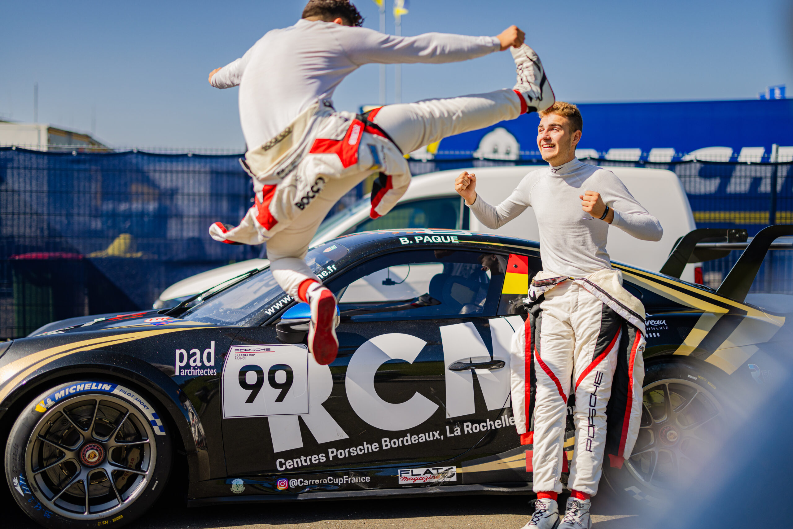 Carrera Cup France: Benjamin Paque beleeft hallucinant weekend