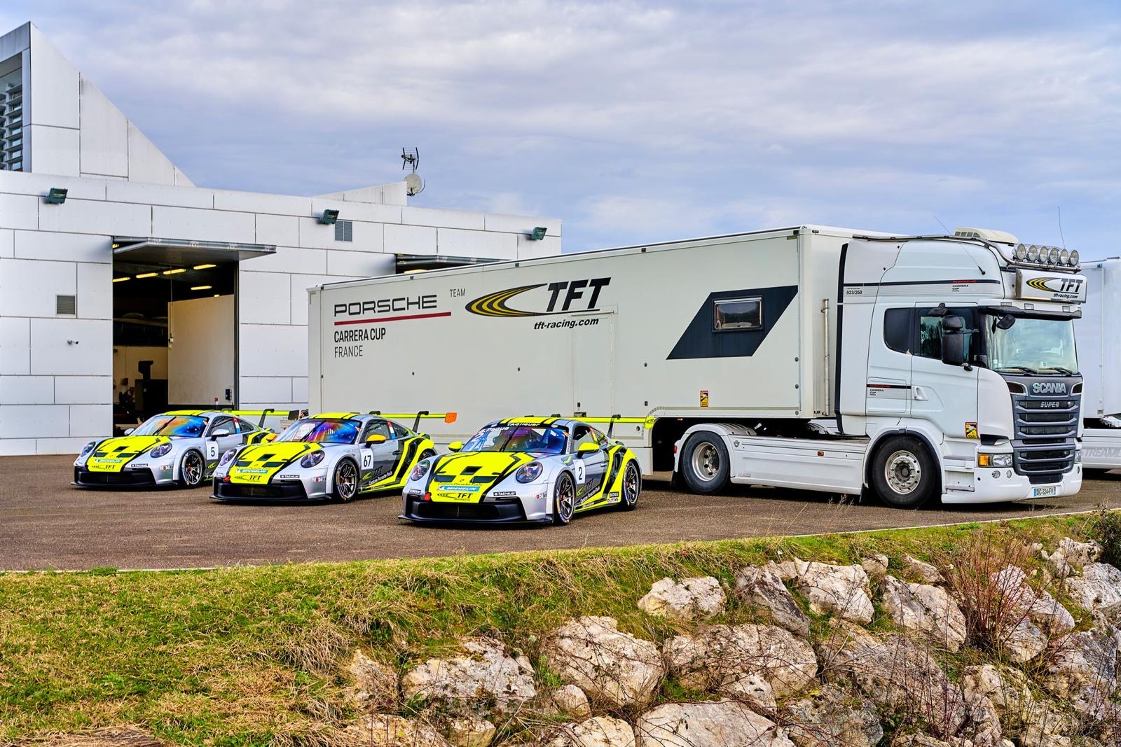 Benjamin Paque en Porsche Carrera Cup France avec TFT Racing