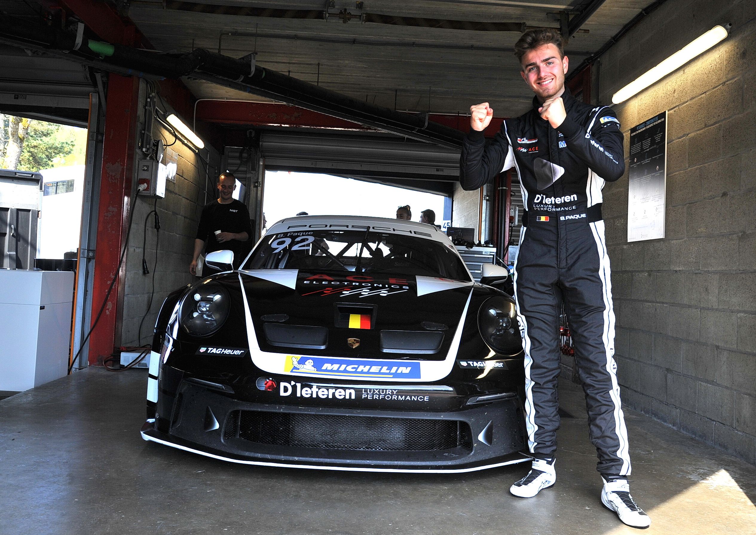 Carrera Cup Benelux : Benjamin Paque en pole à Spa !