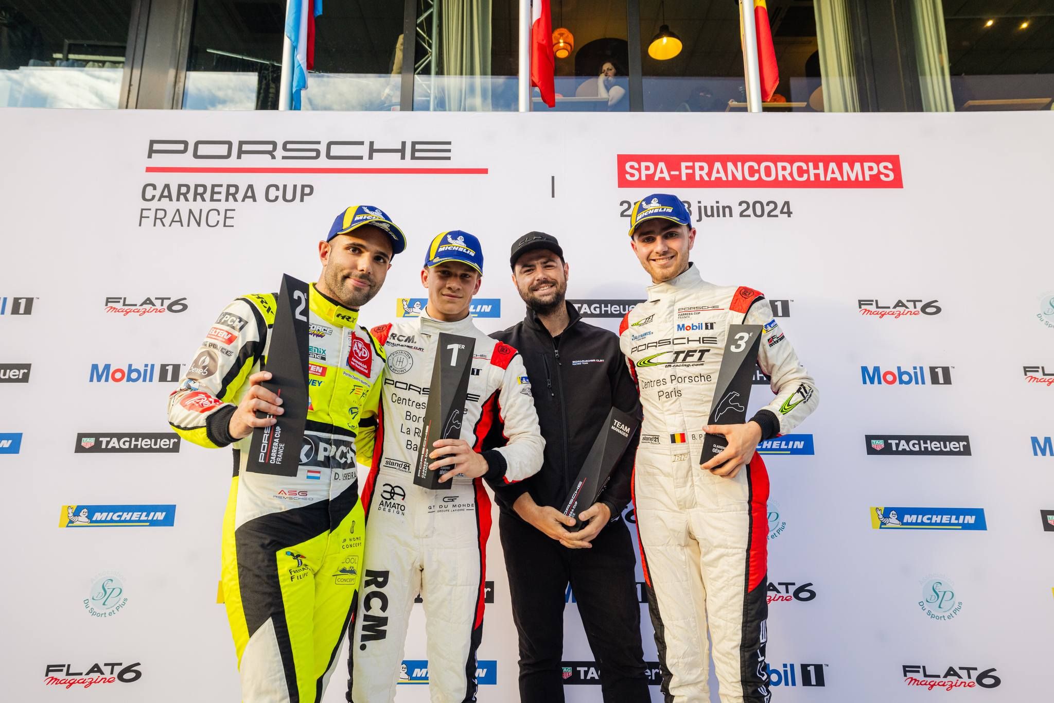 Carrera Cup France Spa : podium en Course 1 pour Benjamin Paque